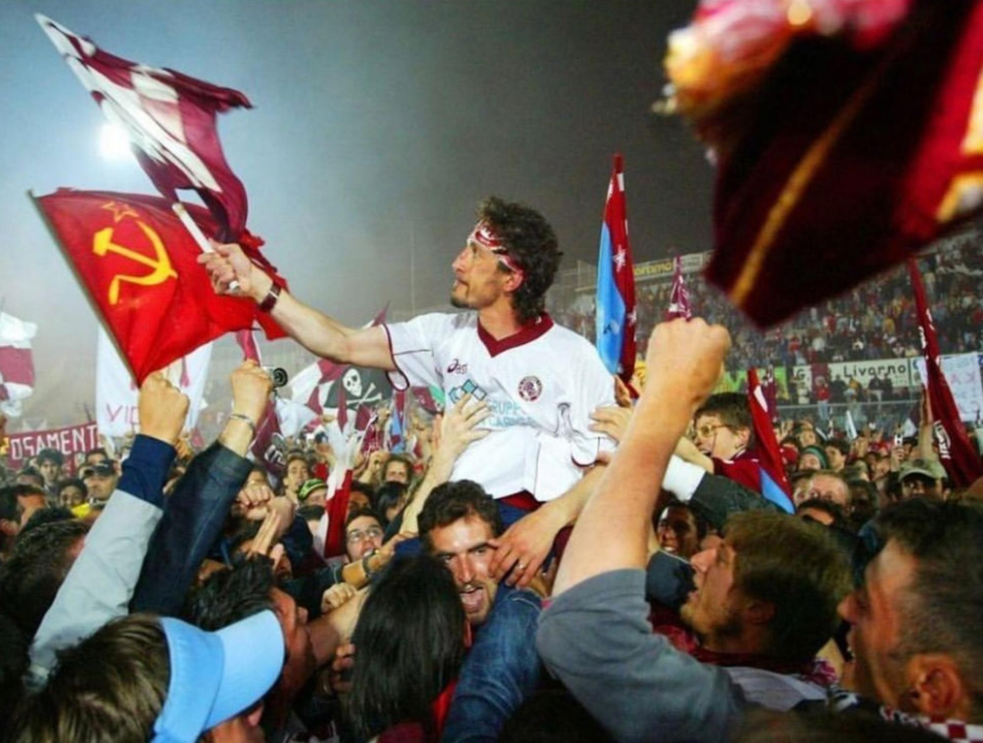Igor Protti, cuando jugaba en el Livorno